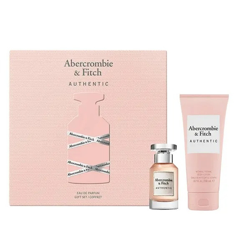 Abercrombie & Fitch Authentic For Women Eau De Parfum 50Ml + Body Lotion 200Ml