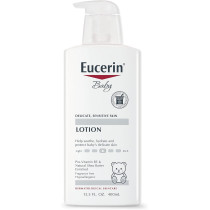 Eucerin Baby Body Lotion, Fragrance Free Baby Lotion, 13.5 Fl Oz/400 Ml, Pump Bottle
