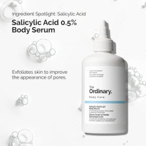 The Ordinary Salicylic Acid 0.5Percentage Body Serum (240Ml) – Exfoliating Treatment For Softening Rough, Bumpy Skin And Refining Texture From Neck To Toe