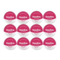 Vaseline Lip Therapy Rosy Lips - Moisturising Lip Balm With Rose Tint + Free Skincare Sample - Long-Lasting Hydration And Protection For Dry Lips - 20G Tin (12)