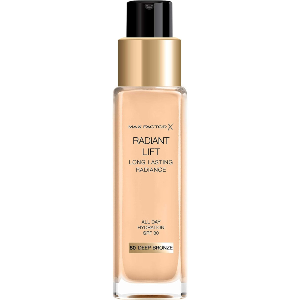 Max Factor Radiant Lift Foundation, 080 Deep Bronze, 30 Ml