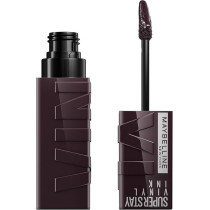Maybelline Super Stay Vinyl Ink Longwear No-Budge Liquid Lipcolor, Highly Pigmented Color And Instant Shine, 140 Charged, Brown Lipstick, 0.14 Fl Oz, 1 Count