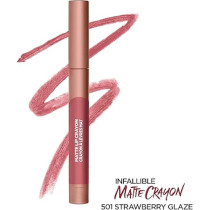 L'Oreal Paris Infallible Matte Lip Crayon 501 Strawberry Glaze
