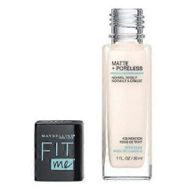 Maybelline Fit Me Matte + Poreless Foundation 102 Fair Porcelain, 1Oz/30Ml