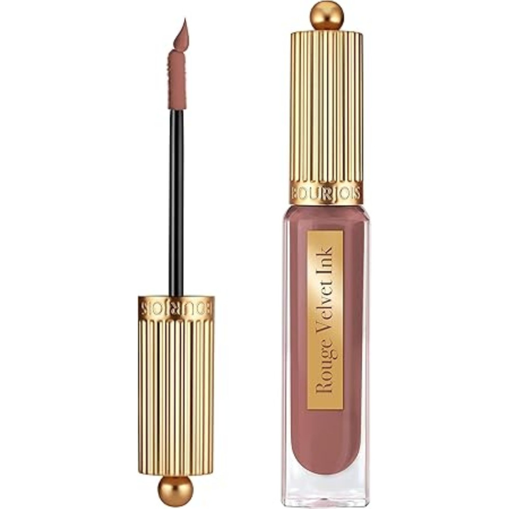 Bourjois Rouge Velvet Ink Liquid Matte Lipstick, 14 Utaupie, 3.5 Ml
