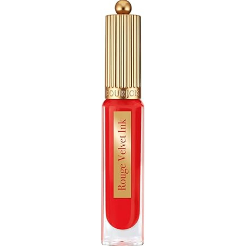 Bourjois Rouge Velvet Ink Liquid Matte Lipstick, 08 Coquelic'Hot, 3.5 Ml