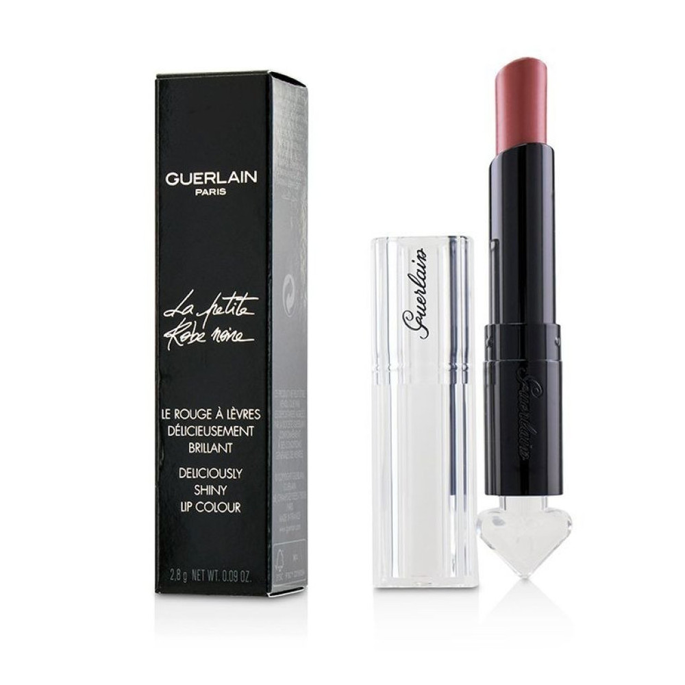 Guerlain La Petite Robe Noire Deliciously Shiny Lip Colour, 016 Blush Bustier 2.8G