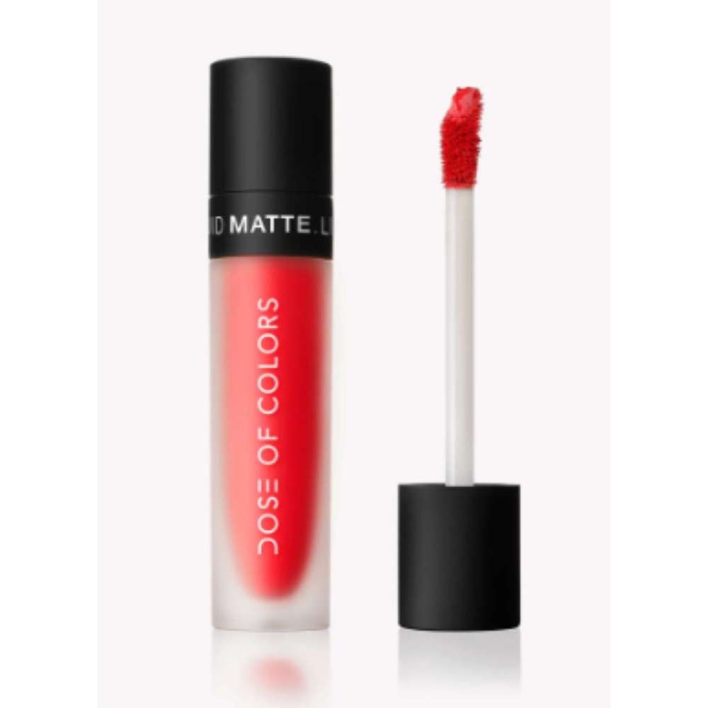 Dose Of Colors Liquid Matte Lipstick Lip Colour Coral Crush, 0.16 Oz