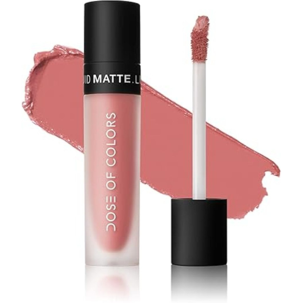 Dose Of Colors Liquid Matte Lipstick, Bare With Me
