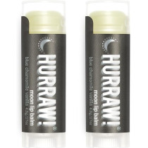 Hurraw! Lip Balm, Night Treatment, Organic, Certified Vegan, Certified Cruelty Free, Non-Gmo, Gluten Free, All Natural, Moon (2 Pack)
