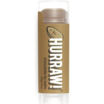 Hurraw! Chocolate Lip Balm, Organic, Certified Vegan, Cruelty And Gluten Free. Non-Gmo, 100Percentage Natural Ingredients. Bee, Shea, Soy And Palm Free