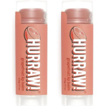 Hurraw! Grapefruit Lip Balm, Organic, Certified Vegan, Cruelty And Gluten Free. Non-Gmo, 100Percentage Natural Ingredients. Bee, Shea, Soy And Palm Free, 2 Pack