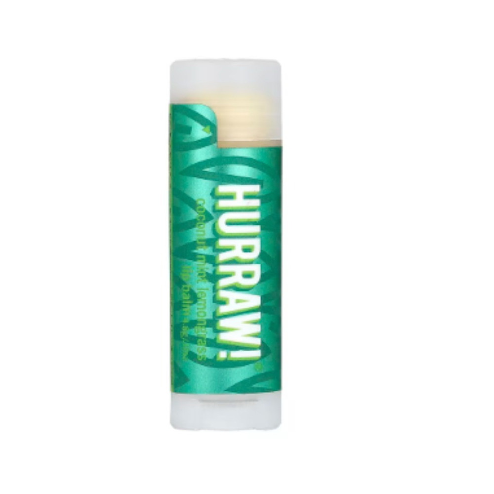Hurraw! Balm, Lip Balm, Coconut Mint Lemongrass, 0.17 Oz (4.8 G)