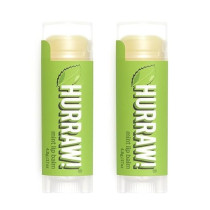 Hurraw! Mint Lip Balm, Organic, Certified Vegan, Cruelty And Gluten Free. Non-Gmo, 100Percentage Natural Ingredients. Bee, Shea, Soy And Palm Free, 2 Pack