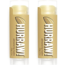 Hurraw! Almond Lip Balm, Organic Certified Vegan Cruelty And Gluten Free. Non-Gmo, 100Percentage Natural Ingredients. Bee, Shea, Soy And Palm Free, 2 Pack