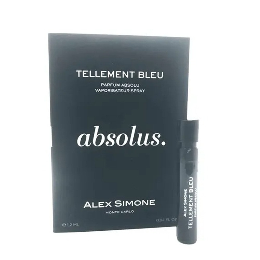 Alex Simone Tellement Bleu Unisex Parfum Absolu, 1.2Ml Vials
