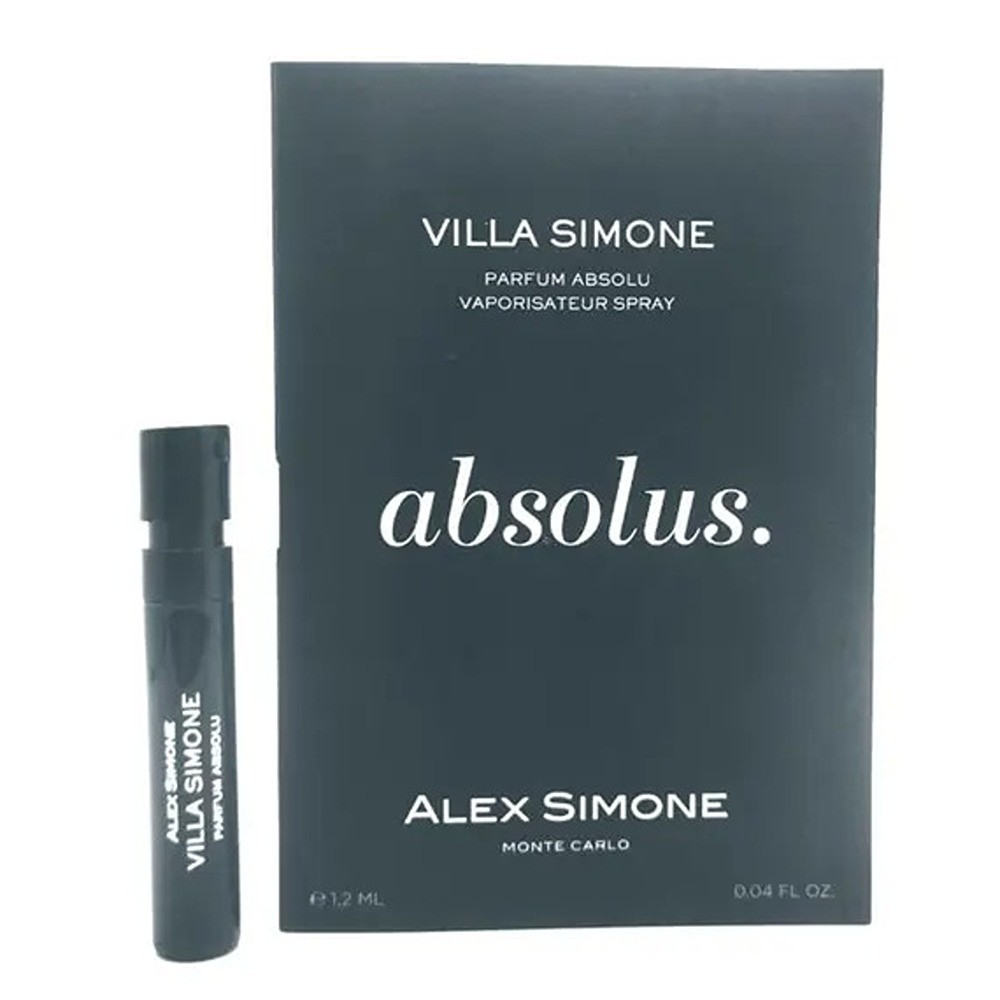 Alex Simone Villa Simone Unisex Parfum Absolu, 1.2Ml Vials