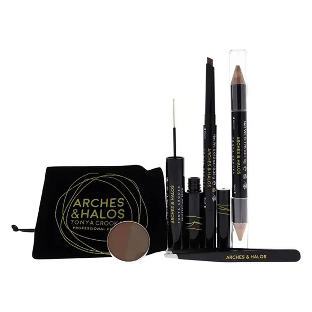 Arches And Halos Jetsetter Kit Light Women 0.012Oz Eyebrow Pencil
