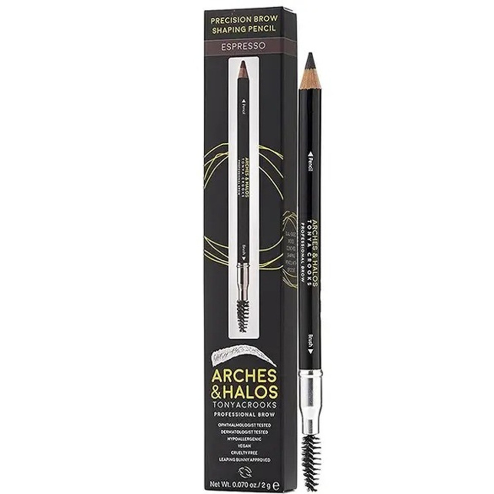 Arches And Halos Precision Brow Espresso Women 0.070Oz Eyebrow Pencil
