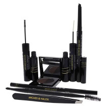 Arches And Halos Ultimate Brow Dark Women 7Pcs Eyebrow Kit