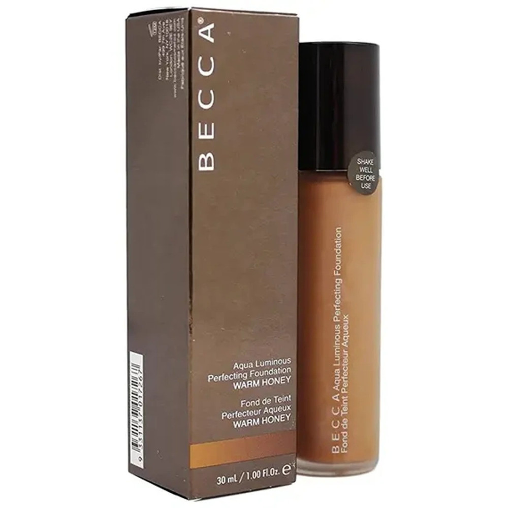 Becca Aqua Luminous Perfecting Warm Honey For Women Foundation, 30 Ml