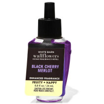 Bath & Body Works Black Cherry Merlot White Barn Wallflowers Home Fragrance Refill, 24Ml