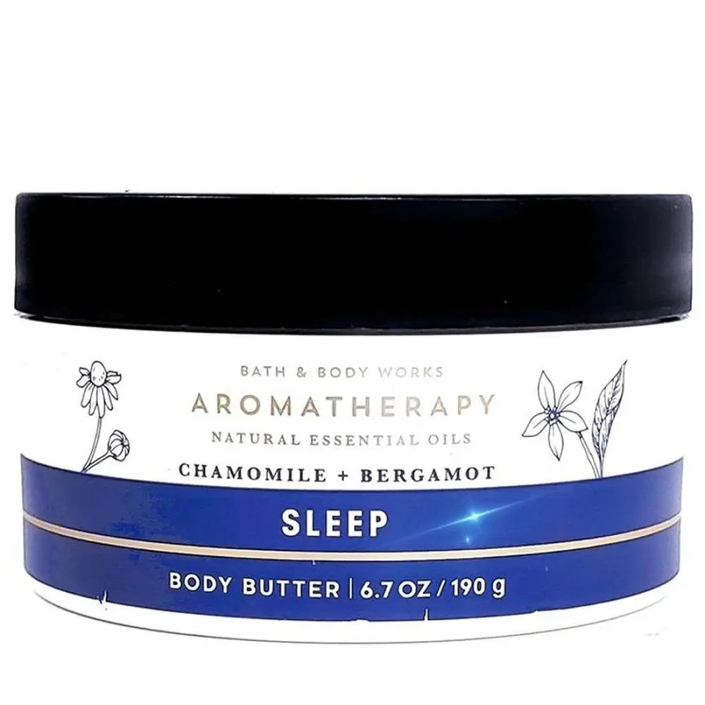 Bath & Body Works Aromatherapy Chamomile + Bergamot Sleep For Women Body Butter Oils, 190G