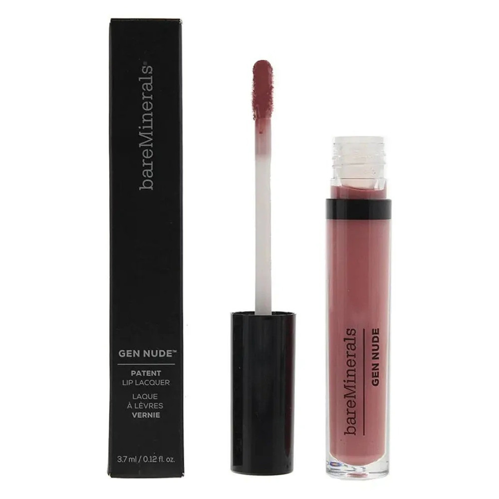 Bareminerals Gen Nude Patent Lip Lacquer Beautimus Lipstick For Women, 0.12Oz