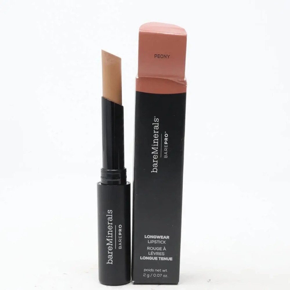 Bareminerals Barepro Longwear Peony Lipstick For Women, 0.07Oz