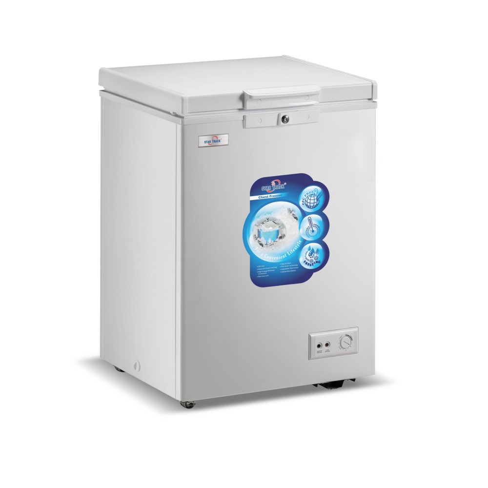 Star Track 150L Chest Freezer, Anti Scratch Cabinet, Spacious, Energy-Efficient And Built To Last, White