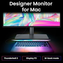 BenQ 32 Inch 4K IPS Black UHD Thunderbolt Monitor For MacBook, Black