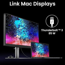 BenQ 32 Inch 4K IPS Black UHD Thunderbolt Monitor For MacBook, Black
