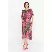 Mid-Length Midi Satin...