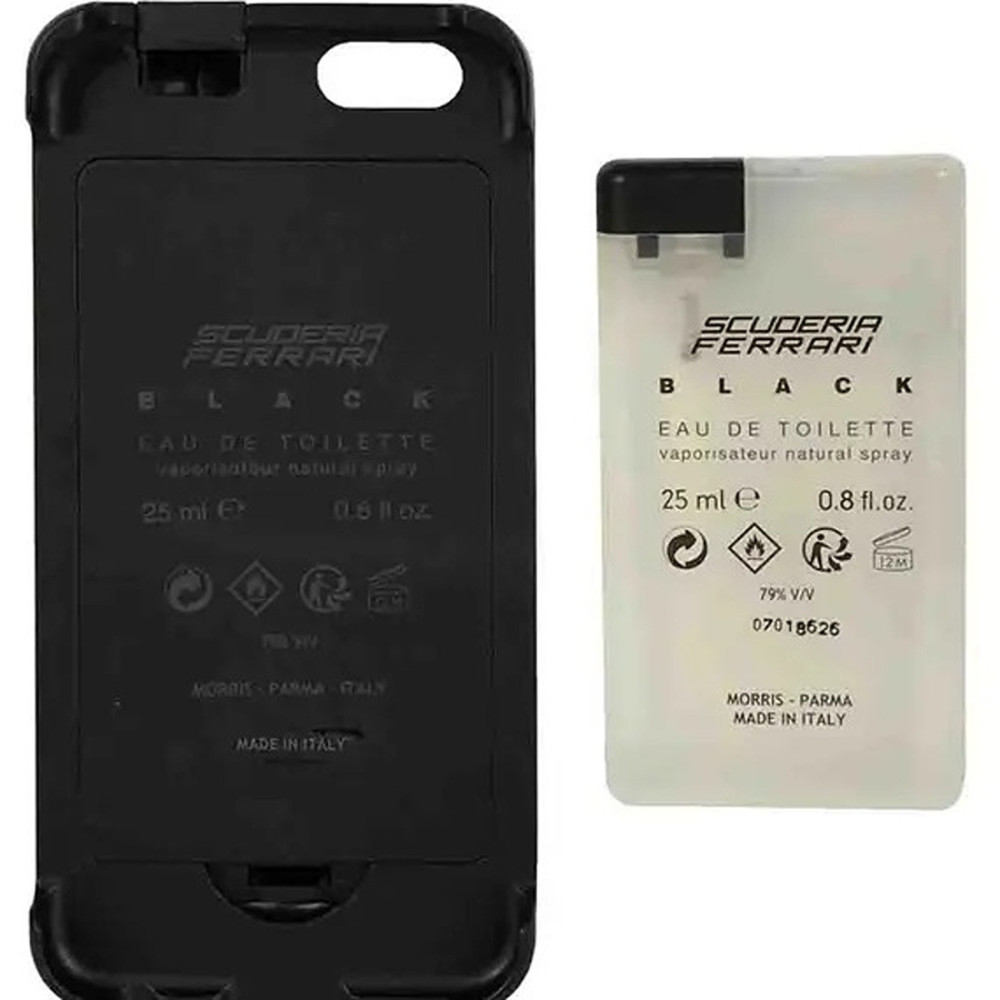 Ferrari Scuderia Ferrari Black For Men Eau De Toilette Pocket Spray, Pack Of 2 x 25 Ml
