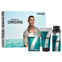 Cristiano Ronaldo Cr7 Origins For Men Eau De Toilette 100Ml, Shower Gel 150Ml, Body Spray 150Ml