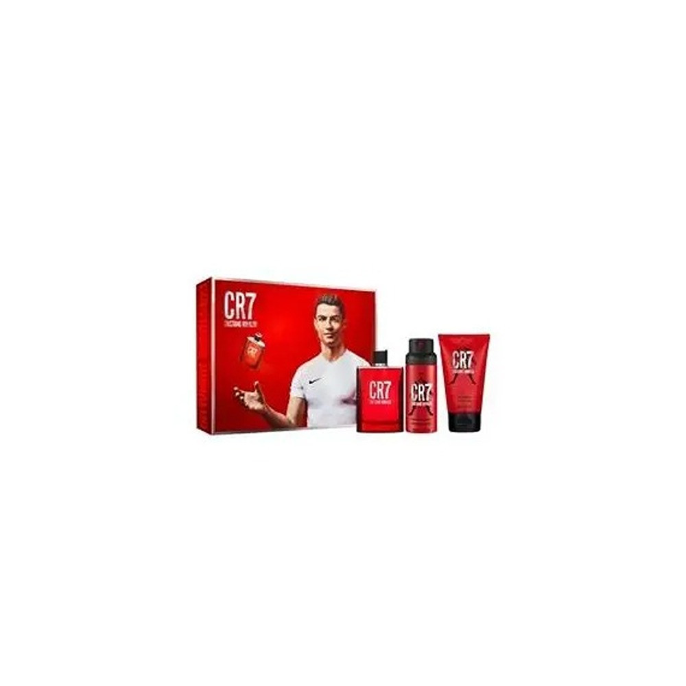 Cristiano Ronaldo Cr7 For Men Eau De Toilette 100Ml, Shower Gel 150Ml And Body Spray, 150Ml