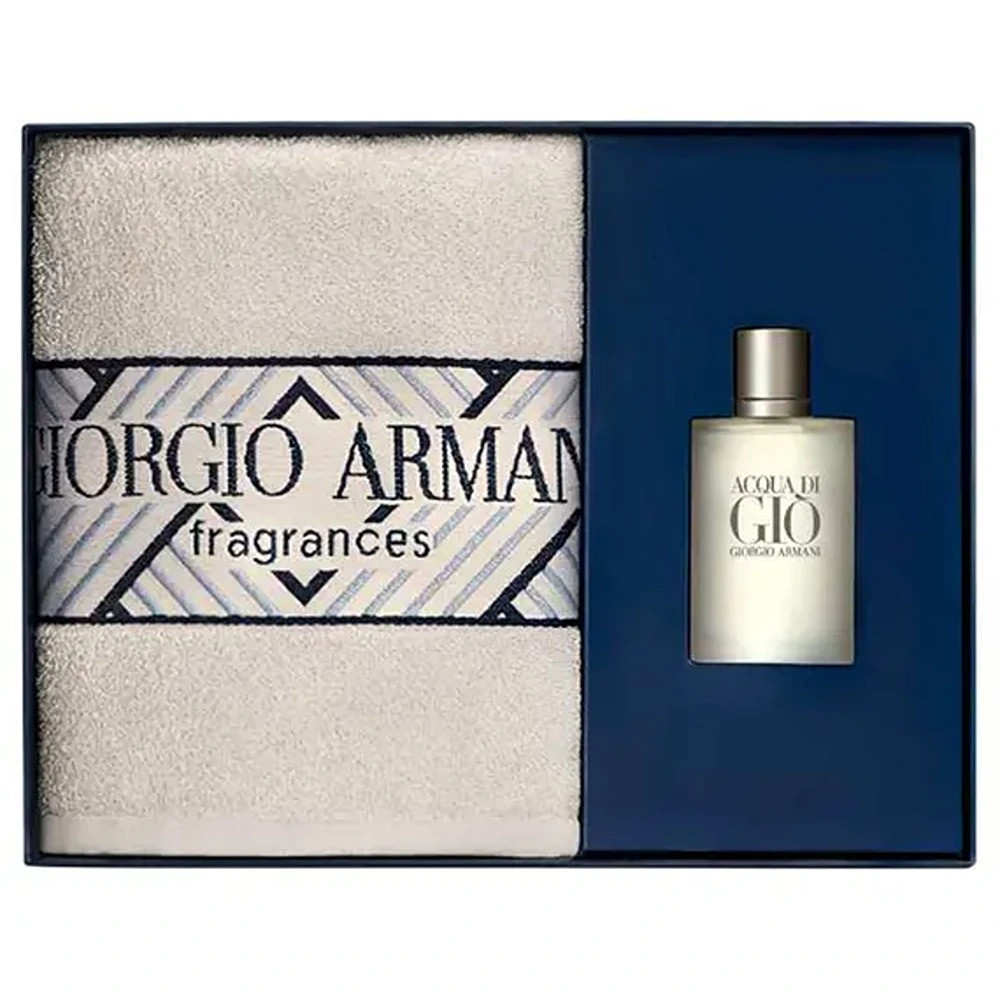 Giorgio Armani Acqua Di Gio Men Set Eau De Toilette 100Ml + Beach Towel