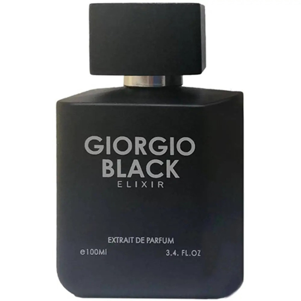 Giorgio Black Elixir For Men Extrait De Parfum, 100Ml