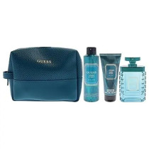 Guess Uomo Acqua Men Set Eau De Toilette 100Ml + Sg 100Ml + Body Spray 170G + Pouch