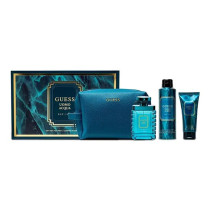 Guess Uomo Acqua Men Set Eau De Toilette 100Ml + Sg 100Ml + Body Spray 170G + Pouch