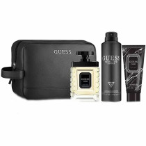 Guess Uomo Men Set Eau De Toilette 100Ml + Sg 100Ml + Body Spray 170G + Pouch