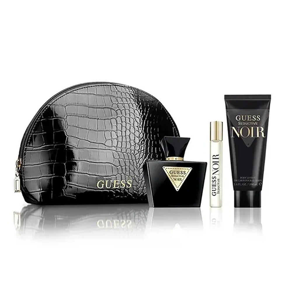 Guess Seductive Noir Women Set Eau De Toilette 75Ml + Bl 100Ml + Eau De Toilette 15Ml + Pouch