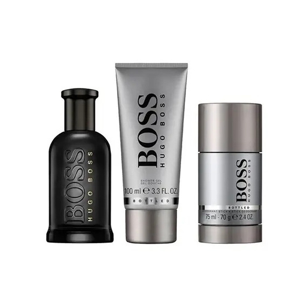 Hugo Boss Boss Bottled For Men Set Parfum 100Ml + Shower Gel 100Ml + Deodorant Stick 75Ml