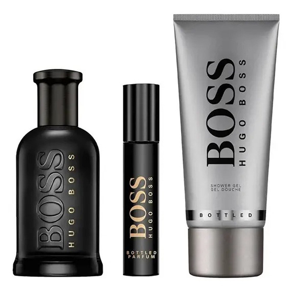 Hugo Boss Boss Bottled For Men Set Parfum 100Ml + Parfum 10Ml + Shower Gel 100Ml