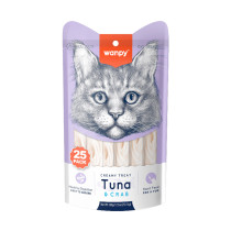 Wanpy Creamy Lickable Cat Treats – Tuna & Crab 14g x 25pc