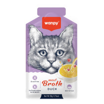 Wanpy Meat Broth Duck for Cats 50gm, 1Box 12pcs