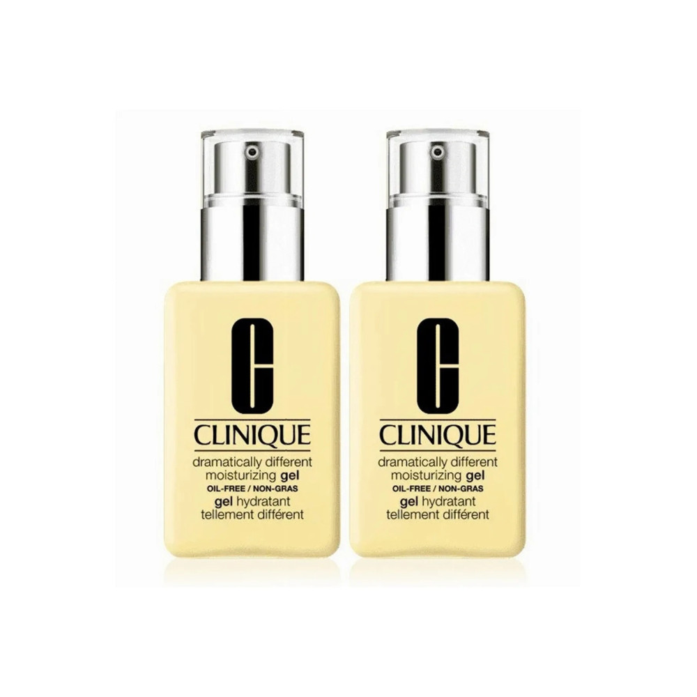 Clinique Dramatically Different Moisturizing Gel Duo, Oil Free (120Ml X 2)