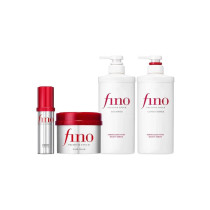 Fino Premium Touch Moist Shampoo 550 Ml, Conditioner 550 Ml, Treatment Mask 230 Gm, Hair Oil 70 Ml