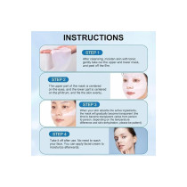 Biodance Bio-Collagen Real Deep Mask, Hydrating Over Night, Facial Sheet Mask, Pore Treatment, 4Pcs