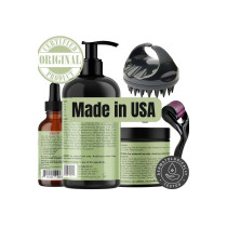 Mielle Organics Rosemary Mint Strengthening Set 5, Rosemary Hair Oil, Shampoo, Hair Mask, Derma Ruller And Scrubber